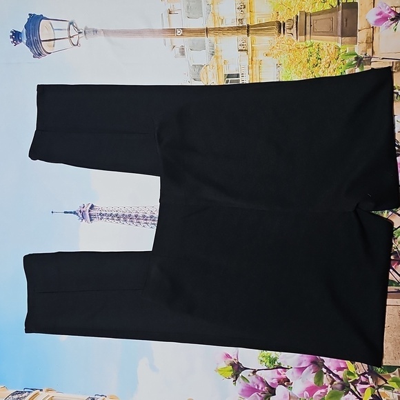 Sage Pleated High Waisted Slit‎ Leg Flare Pants Size Medium NWT - Picture 9 of 9